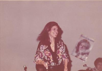 Raquel Olmedo en la Sala Polivalente del Teatro Doblado