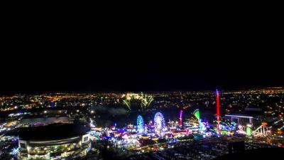  Vista aérea de la Feria Estatal de León - 3

