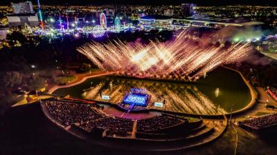  Vista aérea del Foro del Lago
