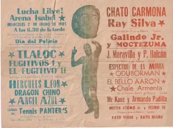 Despedida del “Chato” Carmona en 1985