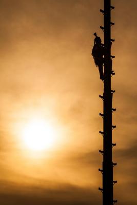 Voladores de Papantla en la feria de León 2015