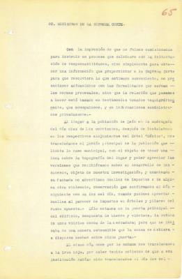 Informe de la investigación realizada por los funcionarios de la SCJN