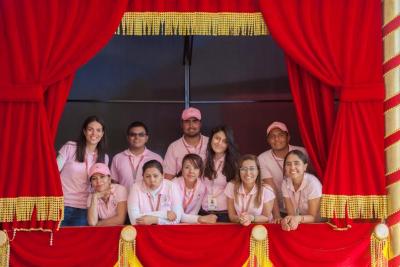 Equipo de staff  del circo feria estatal de León 2018