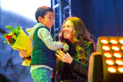 Grupo musical Jesse & Joy feria estatal de León 