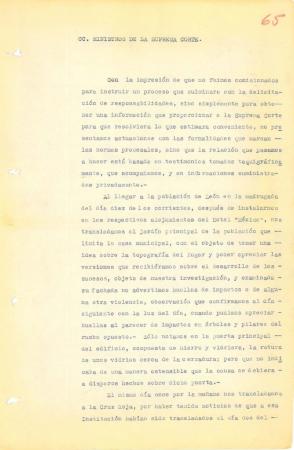 Informe de la investigación realizada por los funcionarios de la SCJN