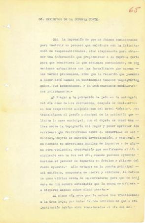 Informe de la investigación realizada por los funcionarios de la SCJN