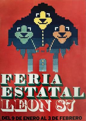 Póster de la Feria de León, 1987 