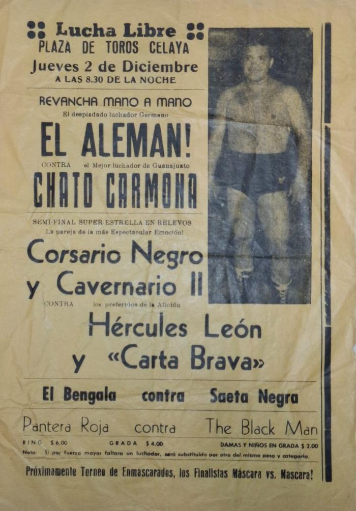 “Chato” Carmona contra El Alemán en Celaya, 1971