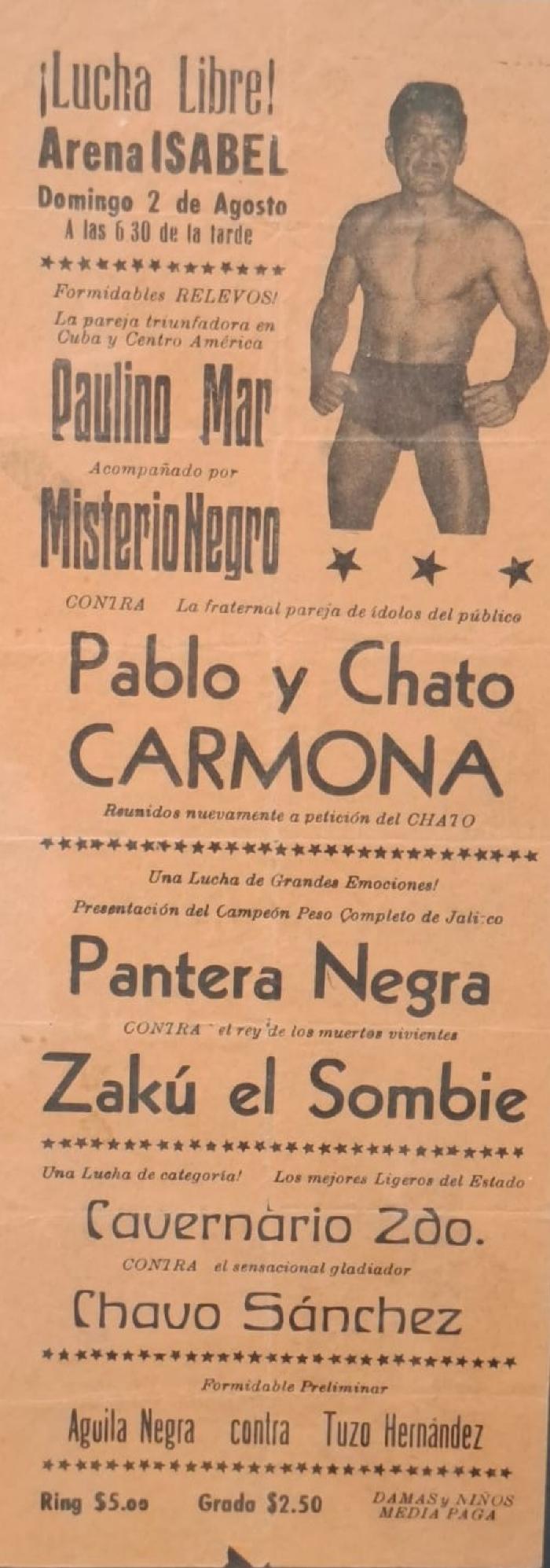 Pablo y “Chato” Carmona se presentan en Arena Isabel 