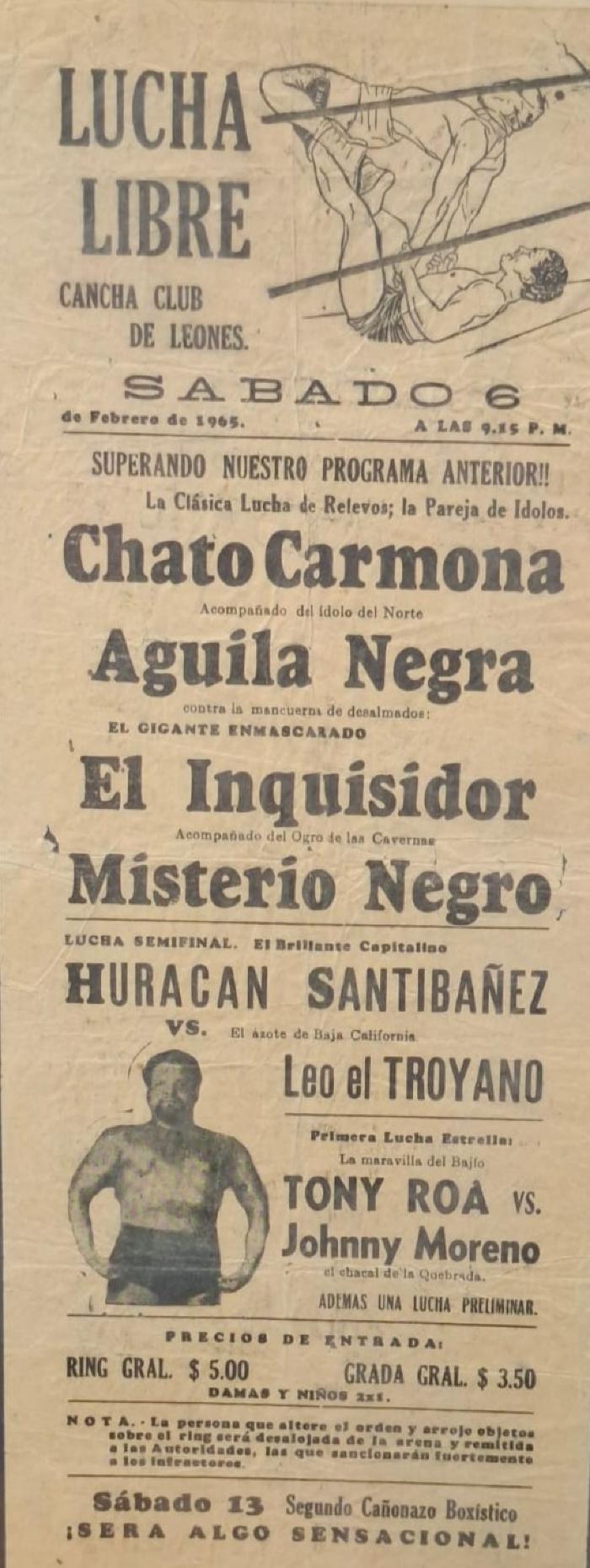 “Chato” Carmona en San Francisco del Rincón, 1965