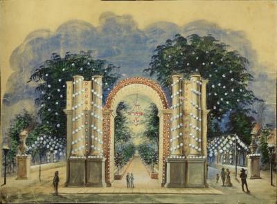 Proyecto original del Arco de la Calzada