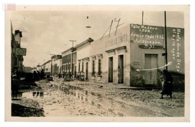 Calle Madero. LEÓN. Junio 24 de 1926