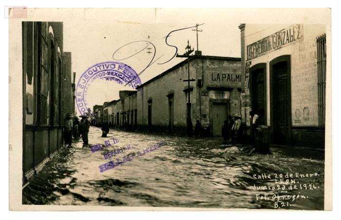 B21 Calle 20 de Enero. LEÓN. Junio 23 de 1926