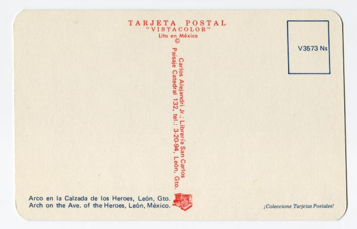 Postal del Arco de la Calzada 