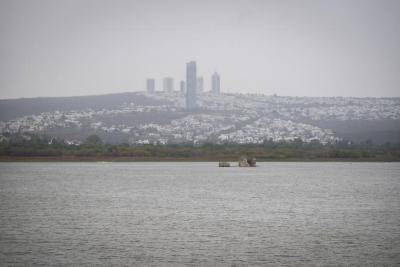 “Skyline” de Gran Jardín desde la presa El Palote