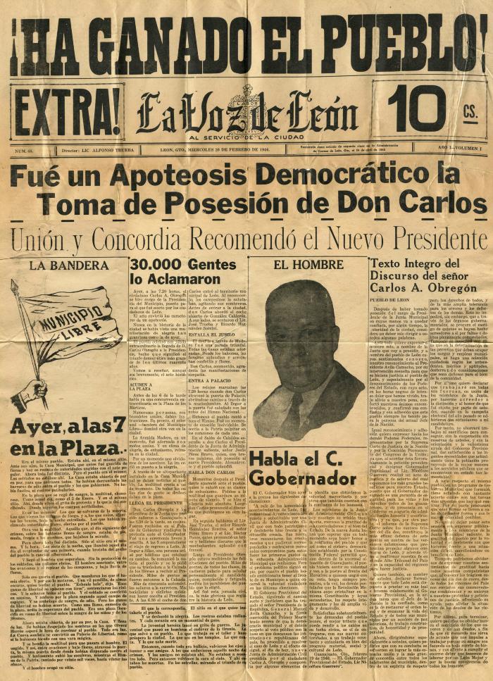 ¡Ha ganado el pueblo! Portada de La Voz de León 