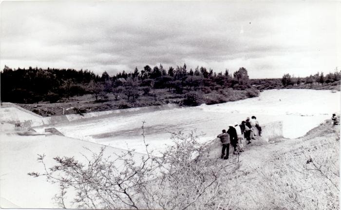 Vertedero de la presa El Palote 