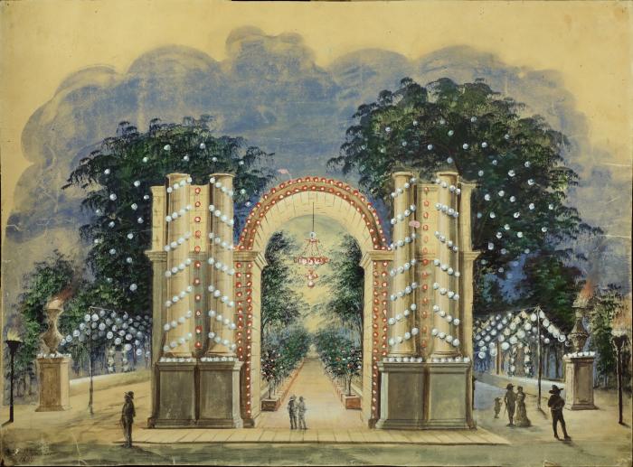 Proyecto original del Arco de la Calzada