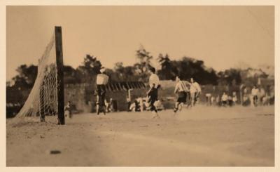 Partido de la Liga Leonesa en el estadio Patria