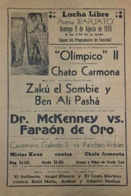 “Chato” Carmona se presenta en Irapuato, 1970