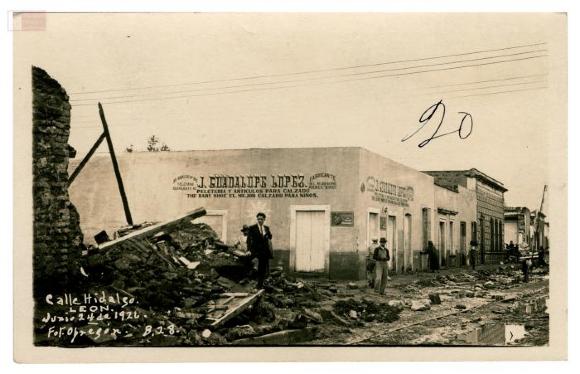 B28 Calle Hidalgo. LEÓN. Junio 24 de 1926