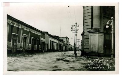 Calle Iturbide. LEÓN. Junio 23 de 1926