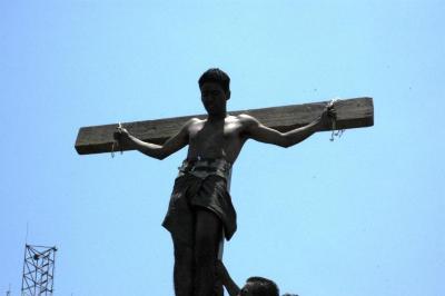 Ladrón crucificado junto a Jesús 