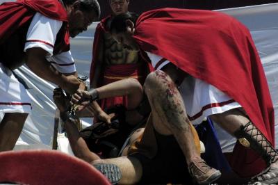 Viacrucis viviente de Chapalita en León 17