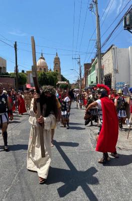 Representación viviente de la Pasión de Cristo