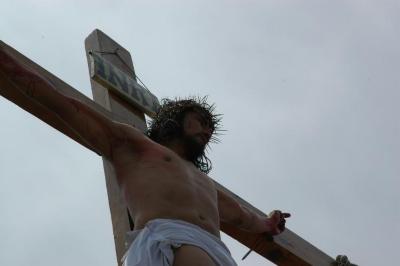 Jesús de Nazaret en el viacrucis de Chapalita