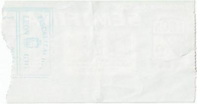 Boleto León vs Cruz Azul Oaxaca, semifinal Apertura 2005
