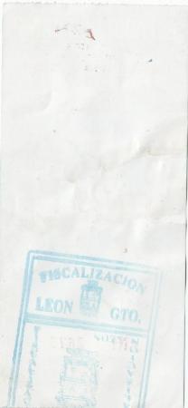 Boleto León vs Cruz Azul Hidalgo, Clausura 2007