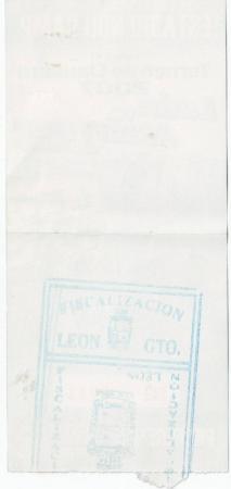 Boleto León vs Alacranes, Clausura 2007