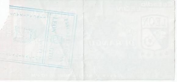 Boleto León vs Durango, Apertura 2005