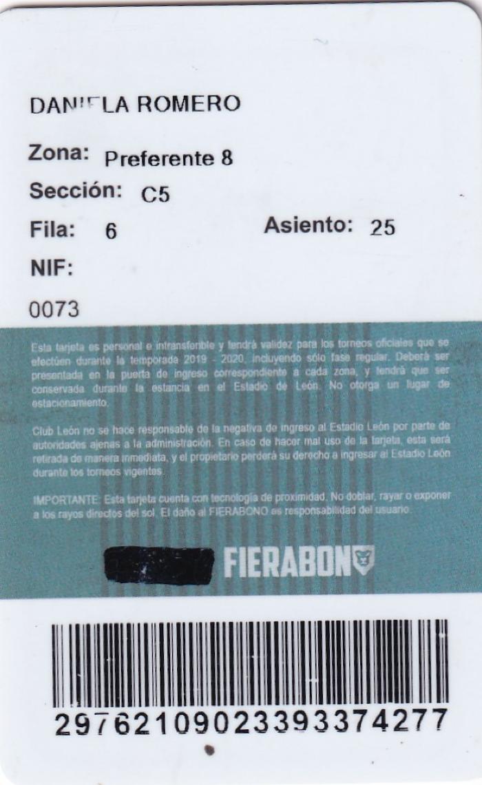 Fierabono 75 aniversario Club León, Apertura 2019