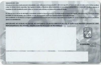 Primer Fierabono para Liga MX, 2012