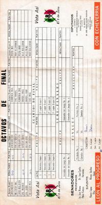 Calendario del IX Campeonato Mundial de Futbol México 70