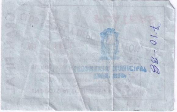 Boleto León vs Cobras, gran final de Segunda División 1987-88