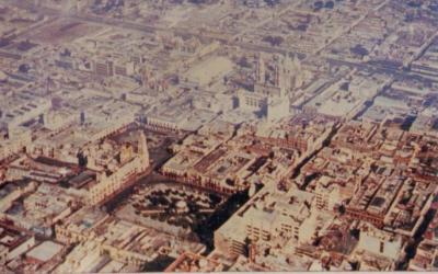 Fotografía panorámica del Centro Histórico (Ca. 1964)