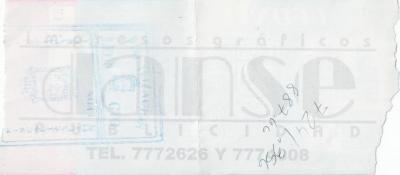 Boleto León vs Indios de Ciudad Juárez, Clausura 2006