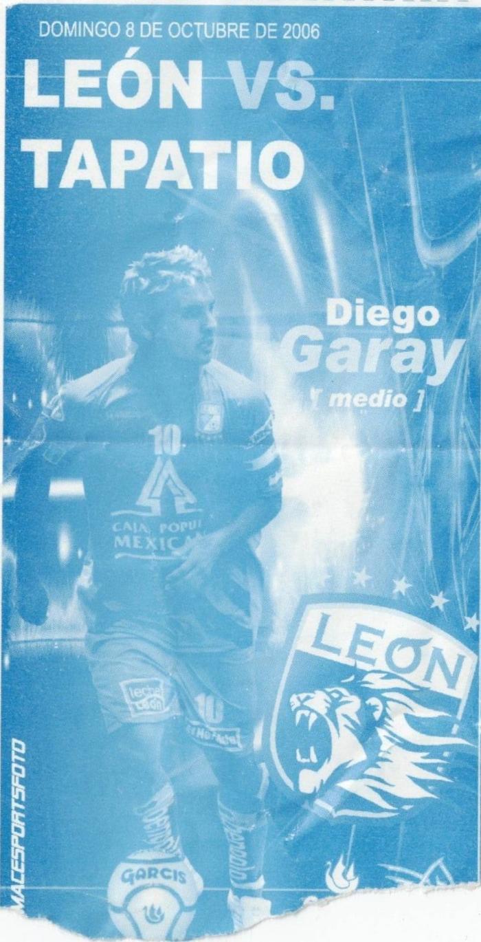 Boleto León vs Tapatío, Apertura 2006