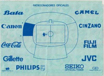 Francia vs Canadá en el Estadio León, México 86 categoría E