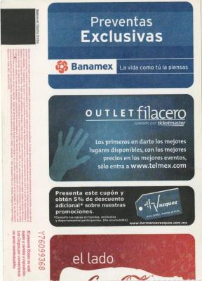 Boleto León vs Querétaro, Clausura 2008