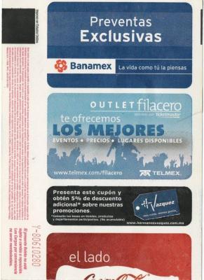 Boleto León vs Correcaminos, Clausura 2008