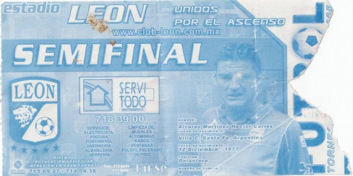Boleto León vs Coatzacoalcos, Semifinal del Clausura 2005