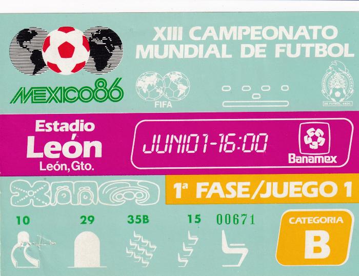 08 Francia vs Canadá en el Estadio León, México 86