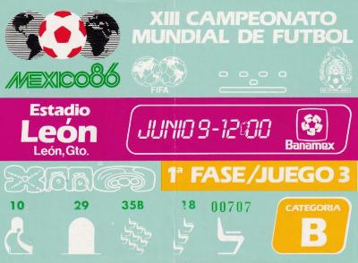 10 Francia vs Hungría en el Estadio León, México 86