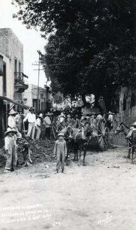 Plazuela de Santiago, inundación de 1926