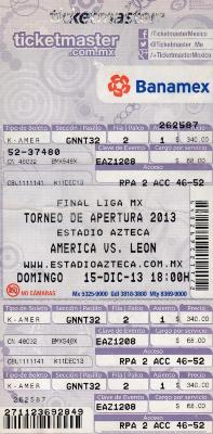 Torneo de apertura 2013 America vs León 