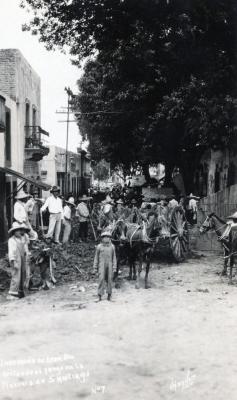 Plazuela de Santiago, inundación de 1926